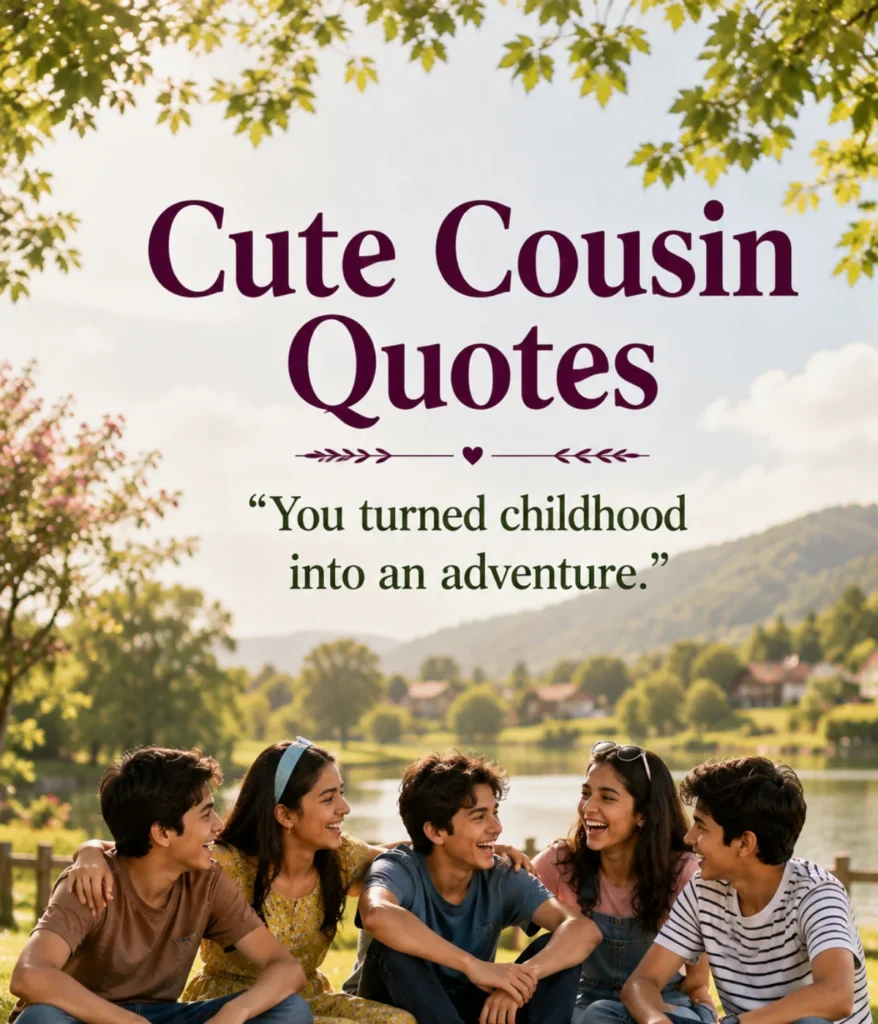 Cute Cousin Quotes