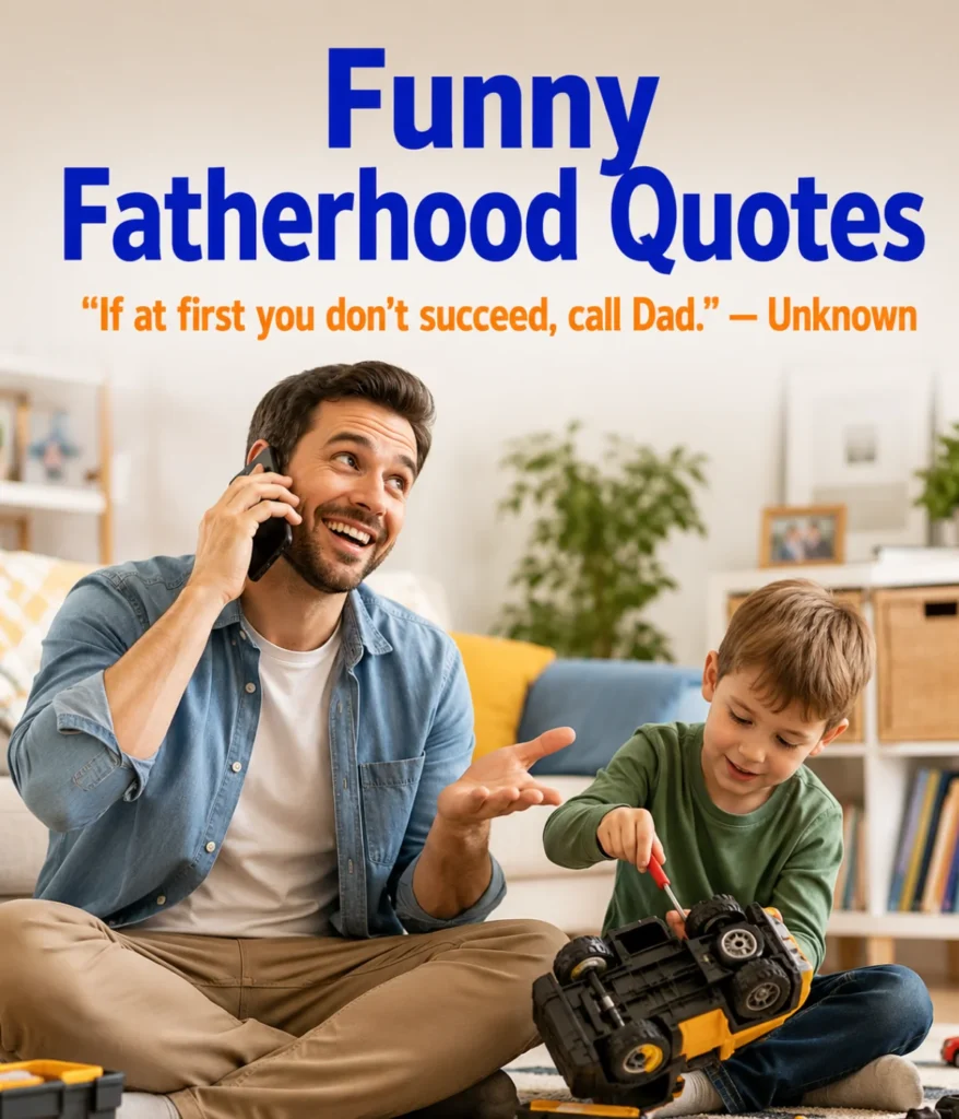 Funny Fatherhood Quotes