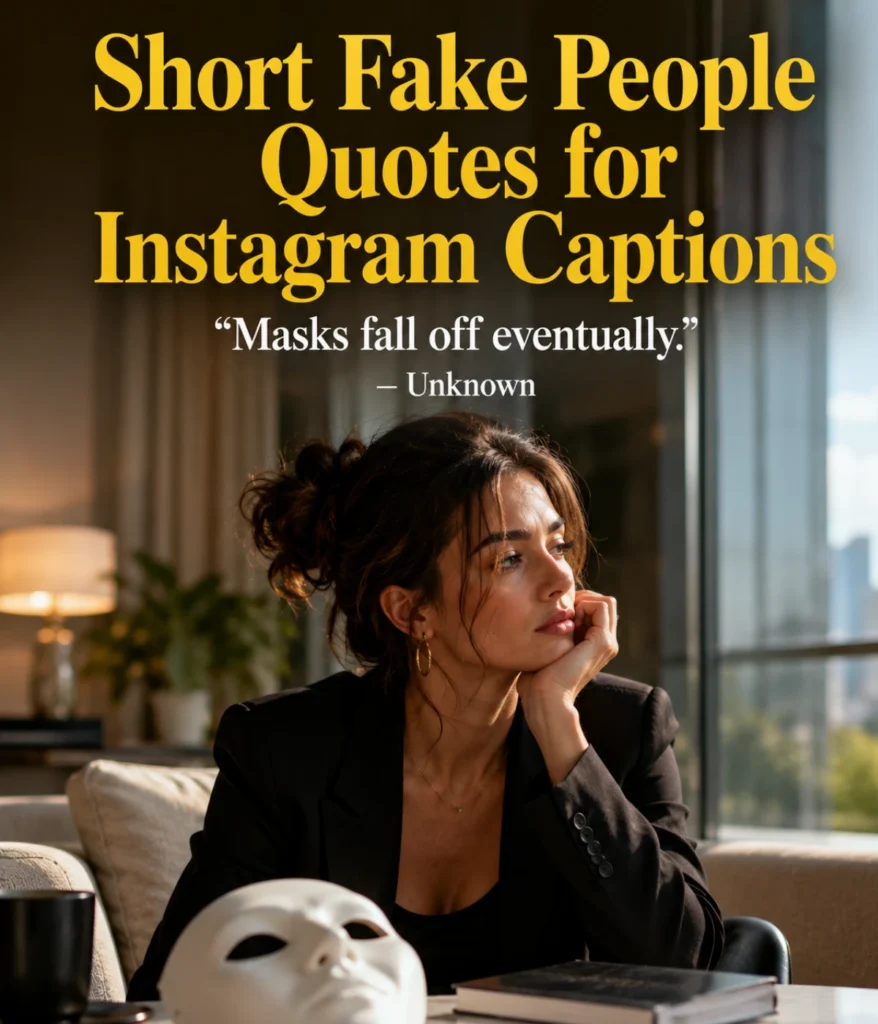 Instagram Captions Fake People Quotes