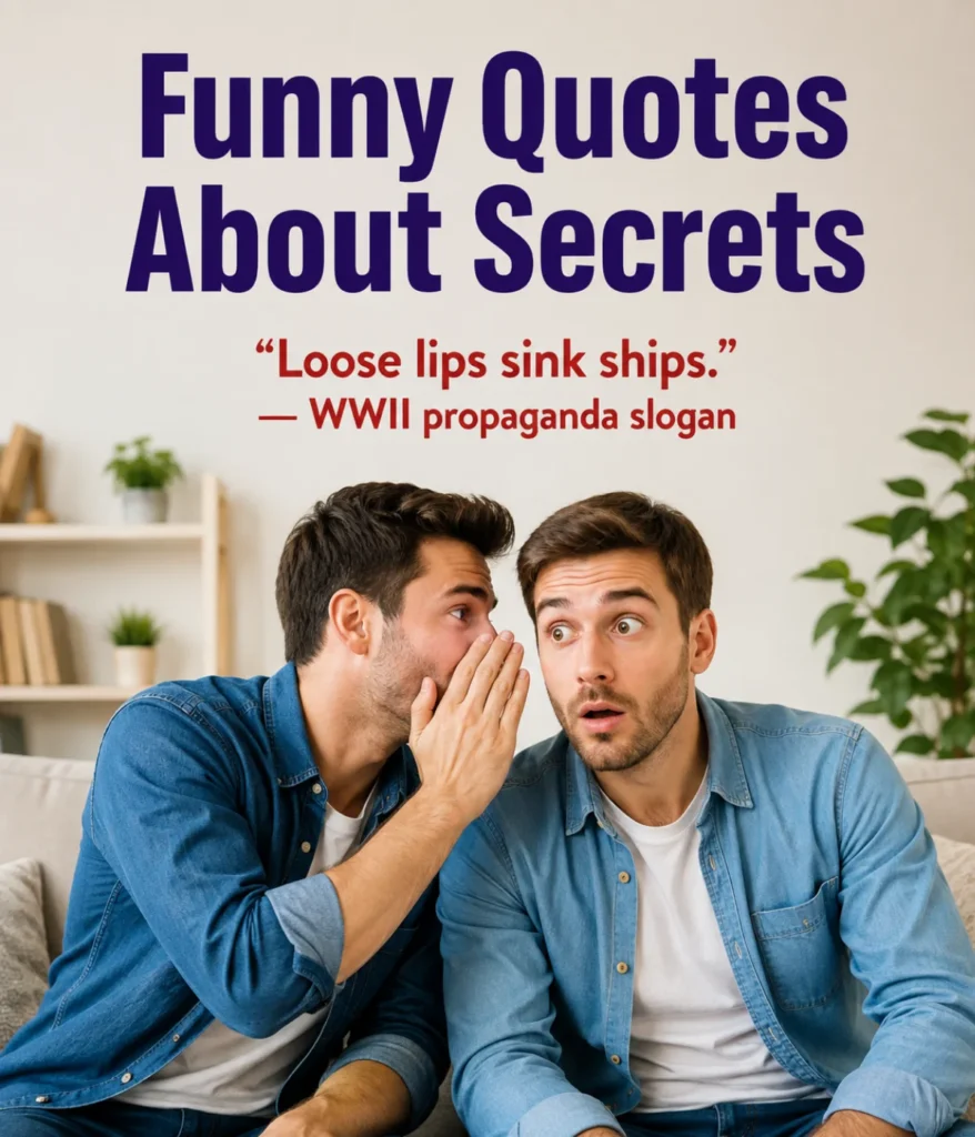 Secrets Funny Quotes