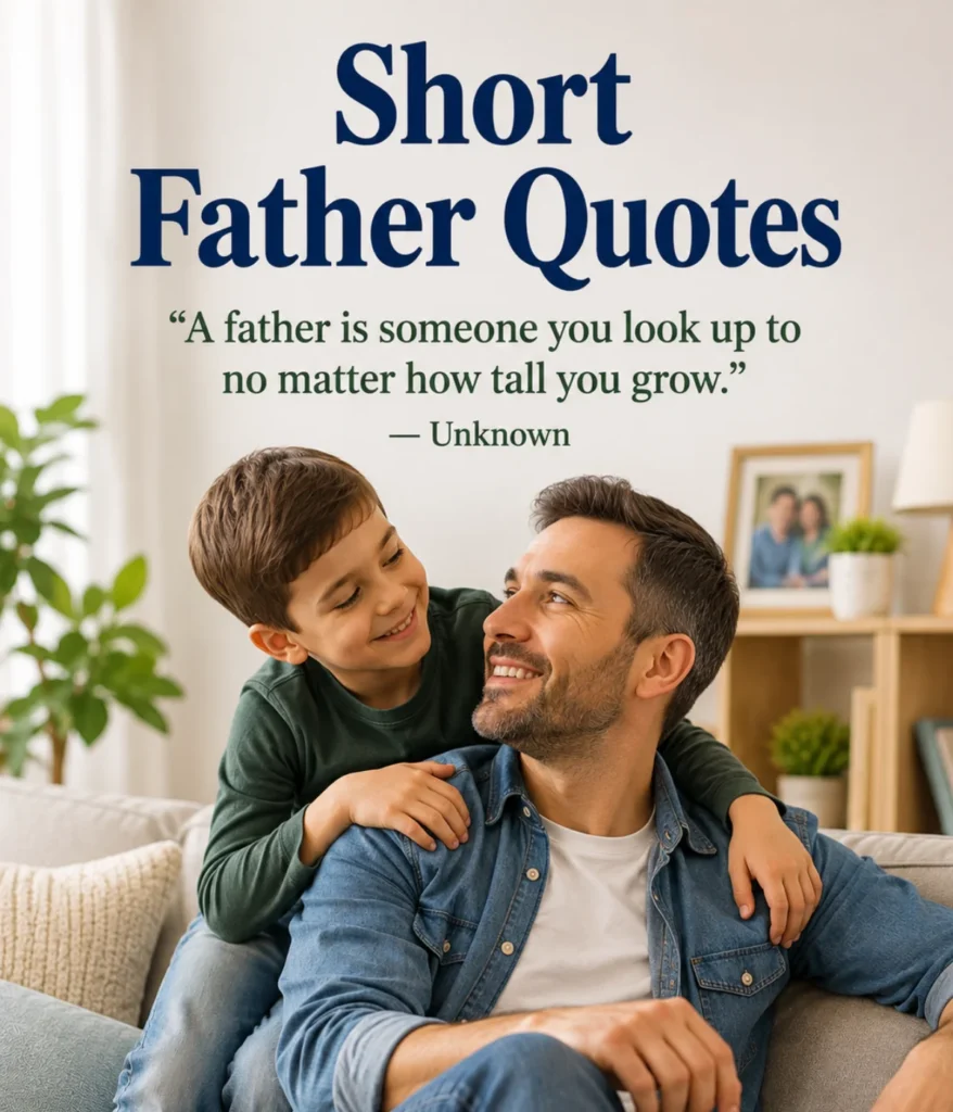 Short Father Quotes