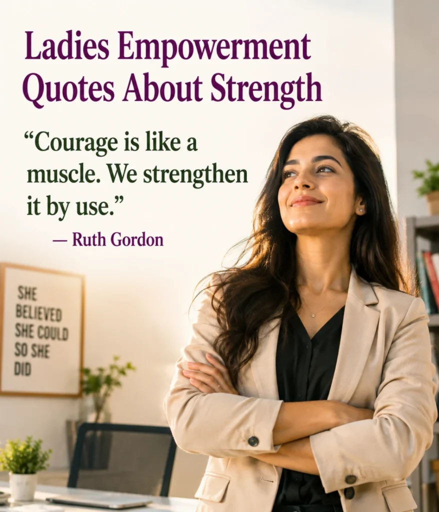 Strength Ladies Empowerment Quotes